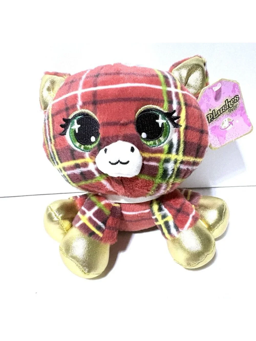 GUND Plushes Pets TARA MCNEIGH Horse Plaid Special Edition Plush Animal 6” NWT
